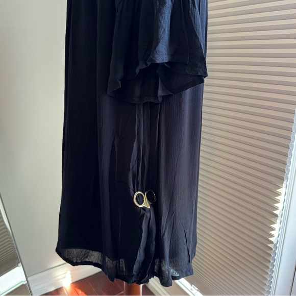 Love Riche | Taupe Boho Bell Sleeved Midi Dress | Small - Picture 9 of 9